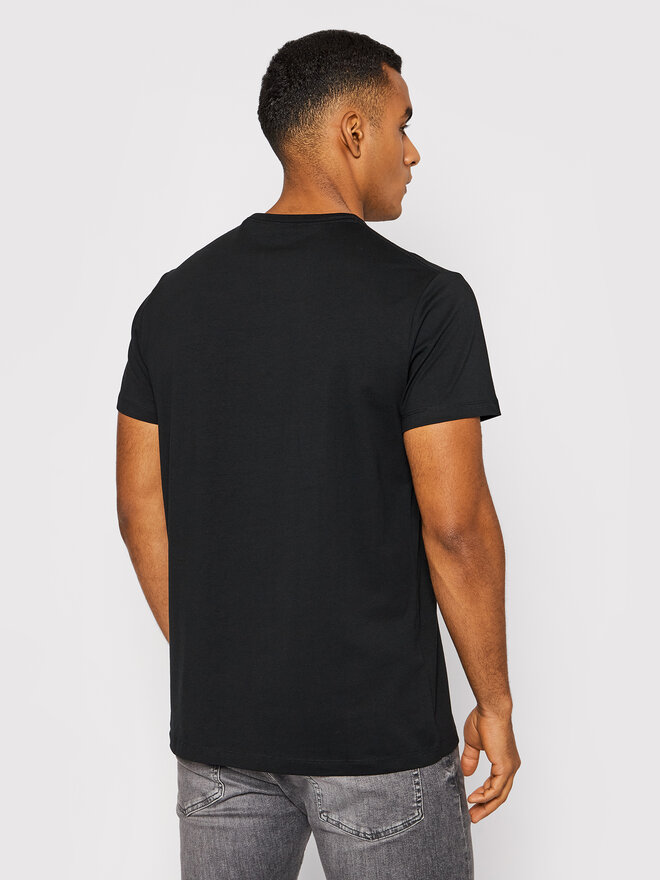 Pepe Jeans Pepe Jeans Marškinėliai Original Basic 3 N PM508212 Juoda Slim Fit