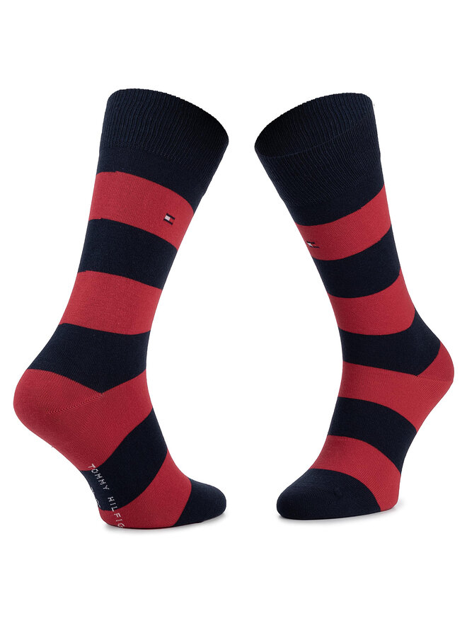 Tommy Hilfiger Set di 2 paia di calzini lunghi da uomo Tommy Hilfiger 342021001 Blu scuro