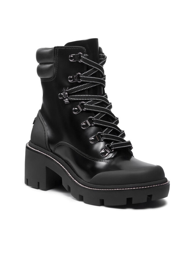 Tory Burch Botine Tory Burch Lug Sole Hiker Ankle Boot 85304 Negru