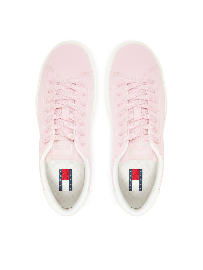 Tommy Jeans Сникърси Tommy Jeans Tjw Flatform Sneaker EN0EN02819 Розов