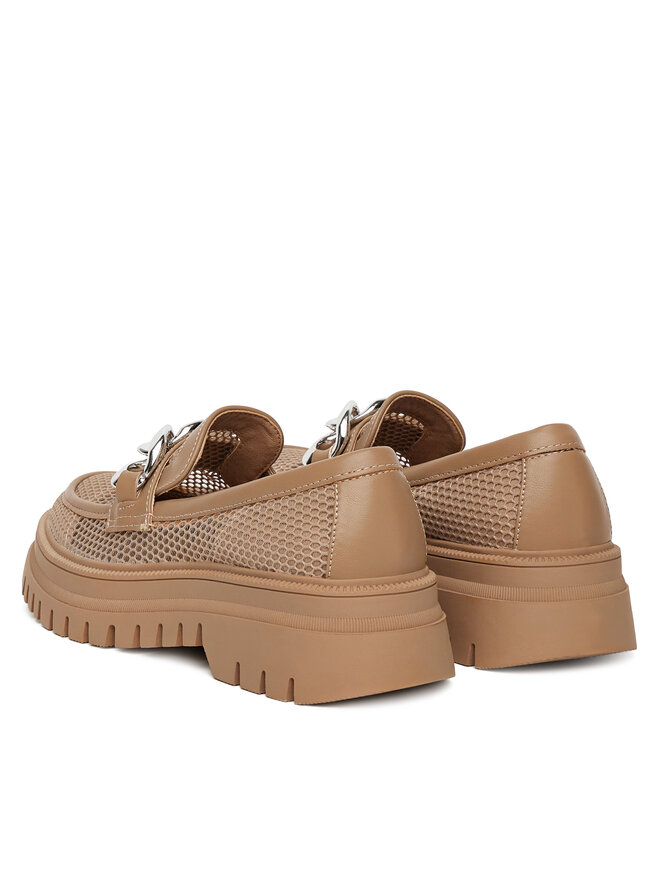 DeeZee Loafersy DeeZee 60062D-2 Brązowy