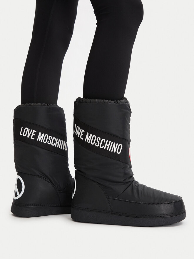 LOVE MOSCHINO Снігоходи LOVE MOSCHINO JA24032G0NISA000 Чорний
