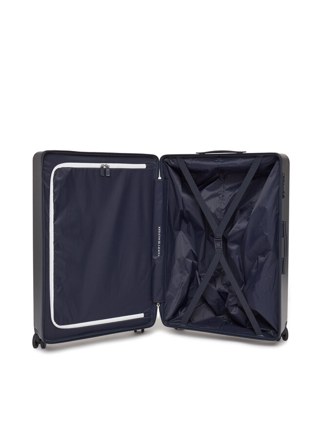 Tommy Hilfiger Valiză mare Tommy Hilfiger AU0AU01975 Negru