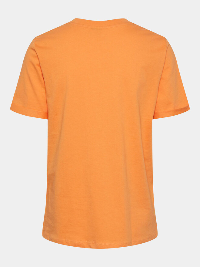 Pieces Pieces Majica Ria 17086970 Oranžna Regular Fit