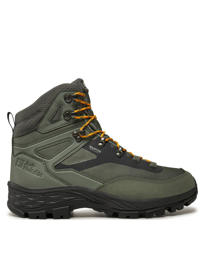 Jack Wolfskin Bakancs Jack Wolfskin Rebellion Guide Texapore Mid M 4053791 Zöld