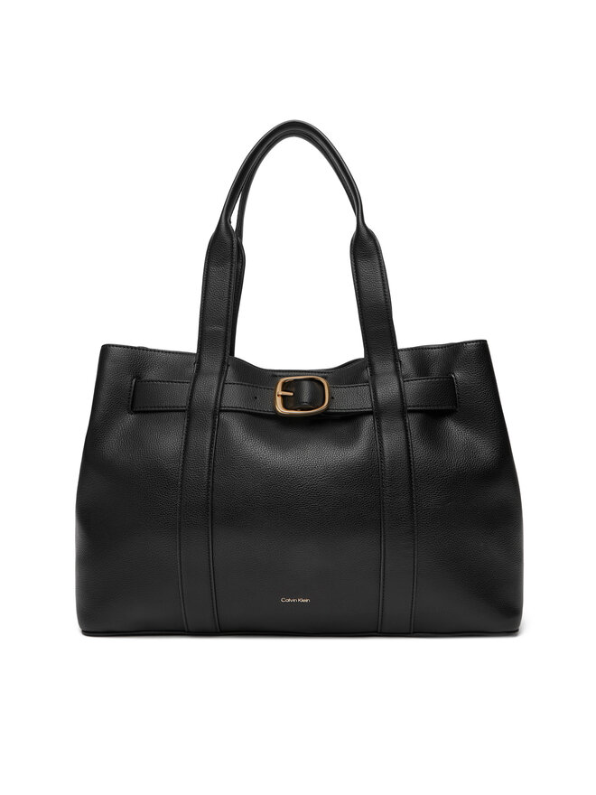 Calvin Klein Bolso Calvin Klein Buckle Medium Tote LV04F3294G Negro