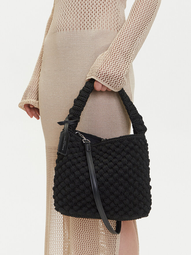 Gianni Chiarini Ročna torba Gianni Chiarini Bella BS 11576 TRCBBL Črna
