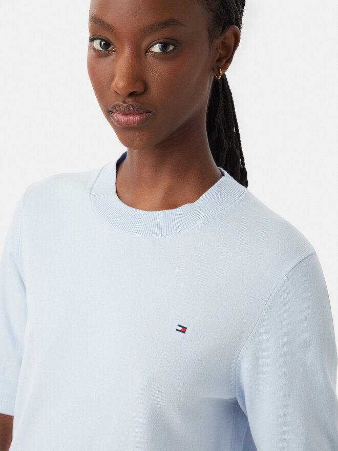 Tommy Hilfiger Tommy Hilfiger Pullover WW0WW49705 Blau Slim Fit