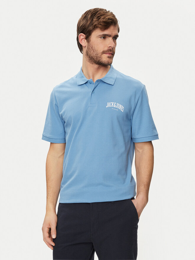 Jack&Jones Jack&Jones Pólóing Josh 12247387 Kék Standard Fit