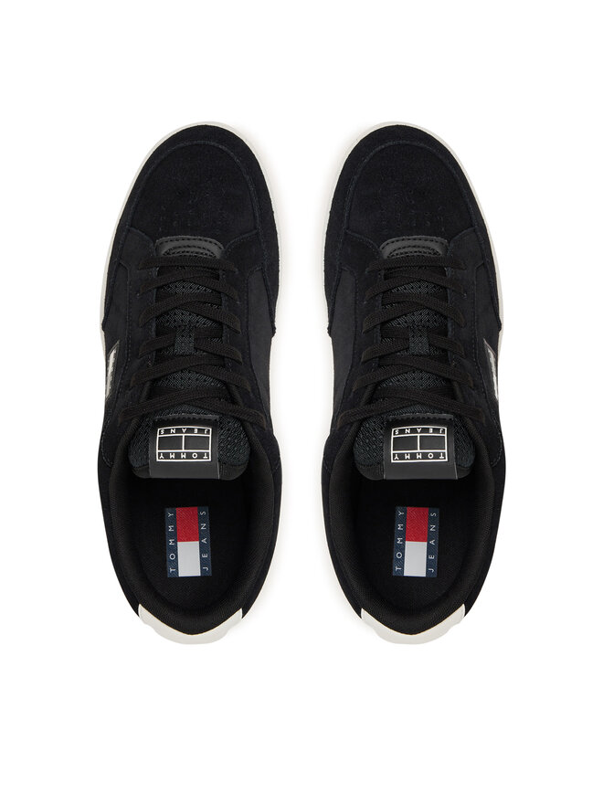 Tommy Jeans Laisvalaikio batai Tommy Jeans Tjm Cupsole Long Lace Skate EM0EM01602 Juoda