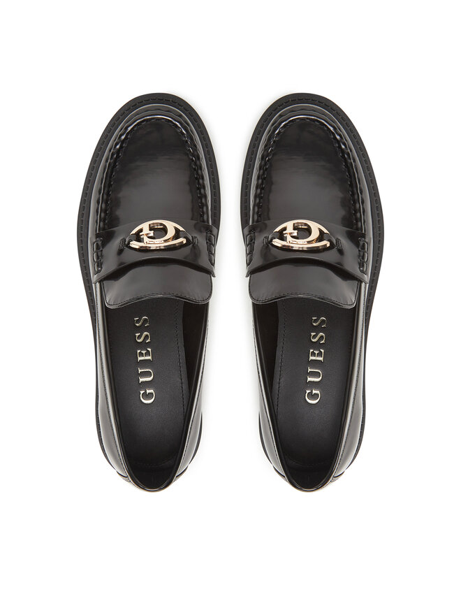 Guess Loafersy Guess FLTYNK ELE14 Czarny