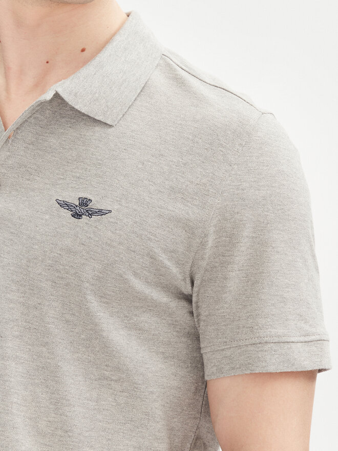 Aeronautica Militare Aeronautica Militare Polo marškinėliai 251PO1843P191 Pilka Regular Fit