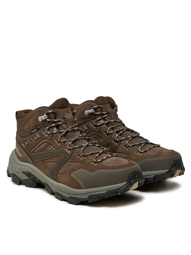 Jack Wolfskin Παπούτσια πεζοπορίας Jack Wolfskin Vojo Tour Lt Texapore Mid M A62074 Καφέ