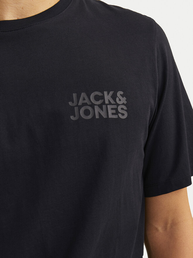 Jack&Jones Jack&Jones Marškinėliai Corp Logo 12151955 Juoda Standard Fit