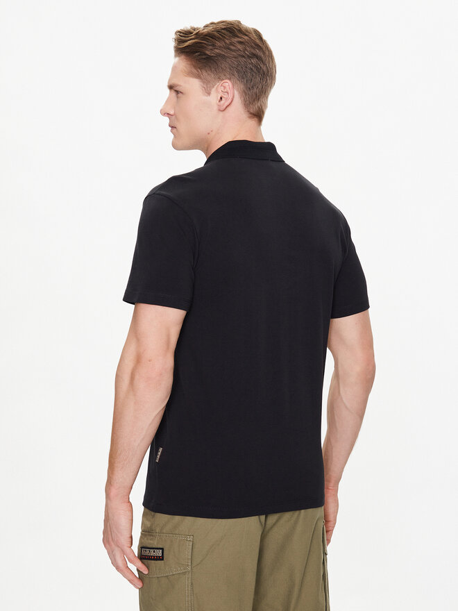 Napapijri Napapijri Polo Ealis NP0A4H8B Crna Regular Fit