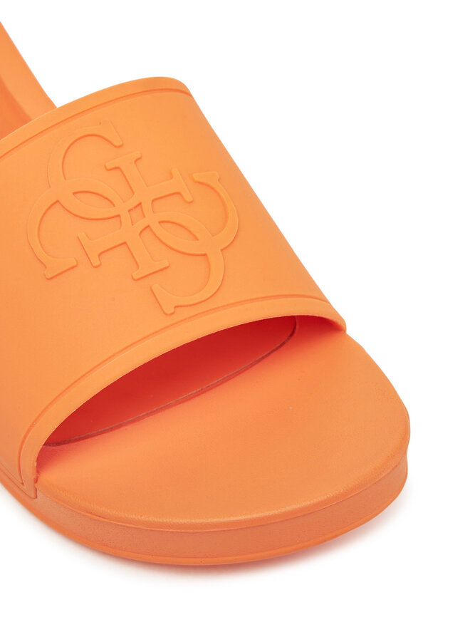 Guess Klapki Guess E5GZ06 BB00F Pomarańczowy