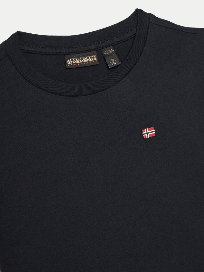 Napapijri Napapijri T-Shirt Salis SS 2 NP0A4GEH0411 S Μαύρο Regular Fit