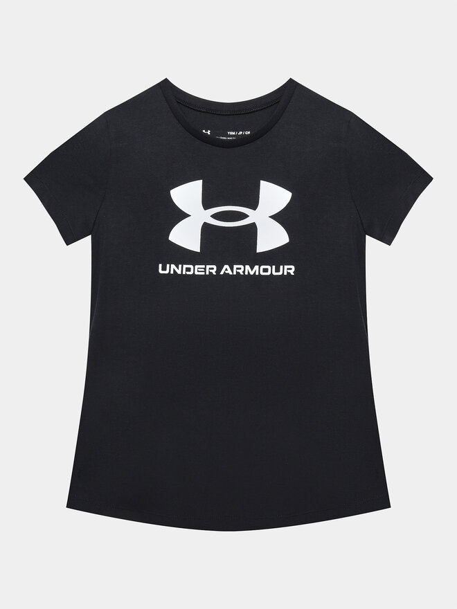 Under Armour Under Armour Marškinėliai Ua Sportstyle Logo Ss 1361182 Juoda Loose Fit