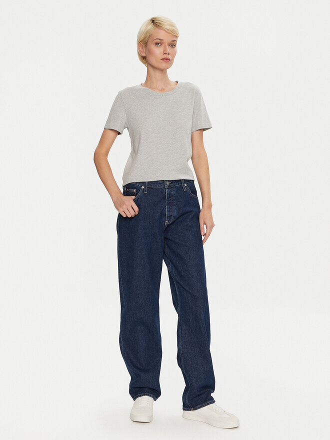 Gap Gap Camiseta 795346-05 Gris Regular Fit