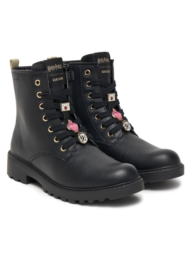 Geox Μπότες Geox J Casey J5620B 000BC C9999 D Μαύρο