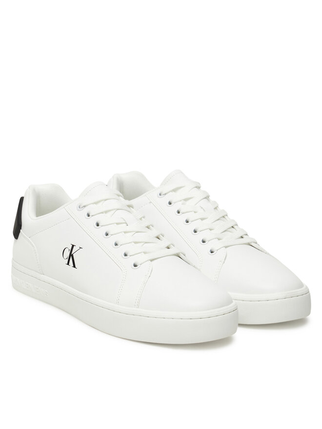 Calvin Klein Jeans Сникърси Calvin Klein Jeans Classic Cupsole Ru Patch Lth YM0YM01297 Бял