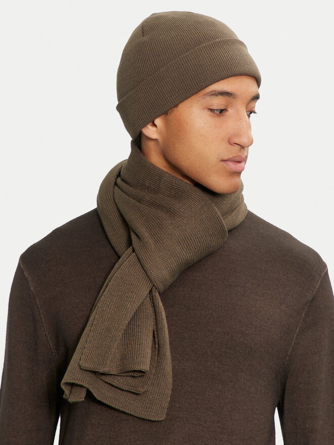 Jack&Jones Набір Шарф і Шапка Jack&Jones 12163827 Зелений