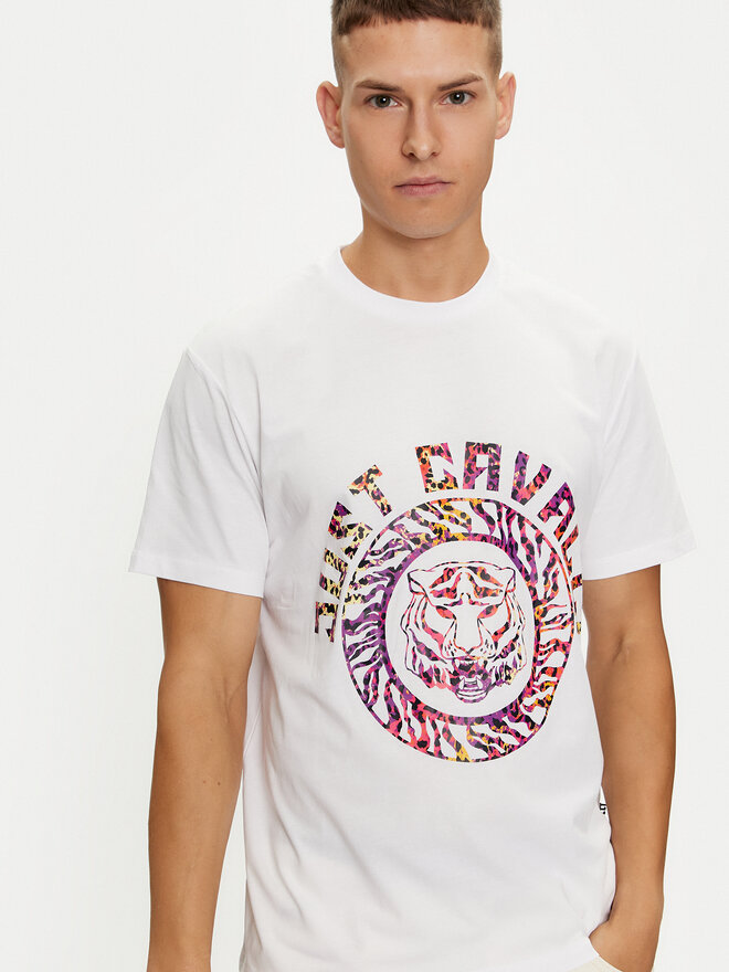 Just Cavalli Just Cavalli T-Shirt 76OAHC17 Weiß Regular Fit