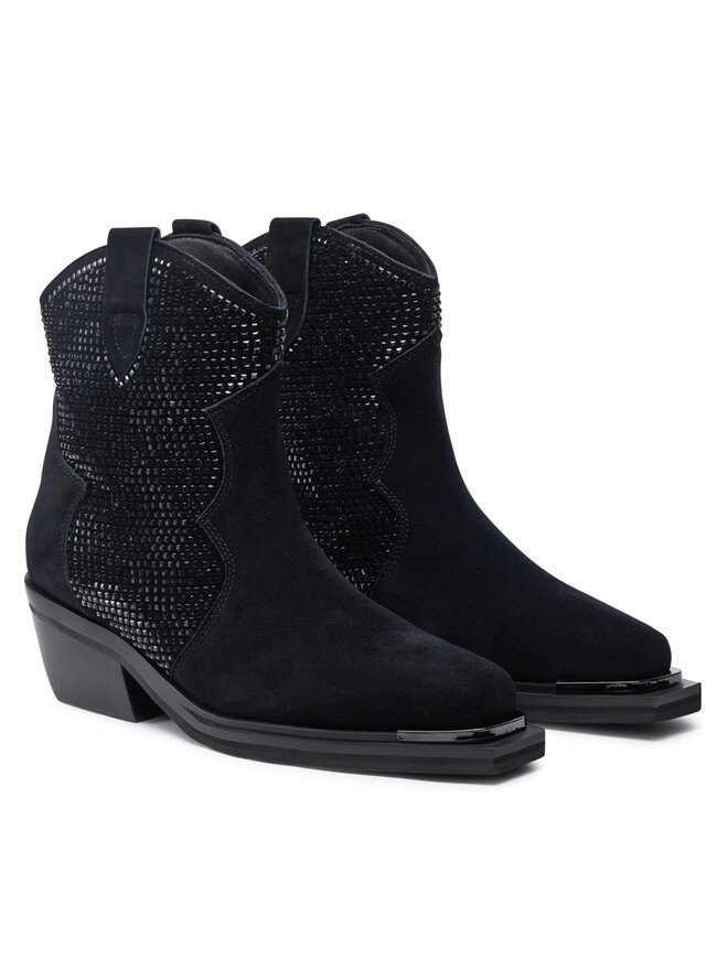 Alma En Pena Kovbojská obuv Alma En Pena I240712 Černá