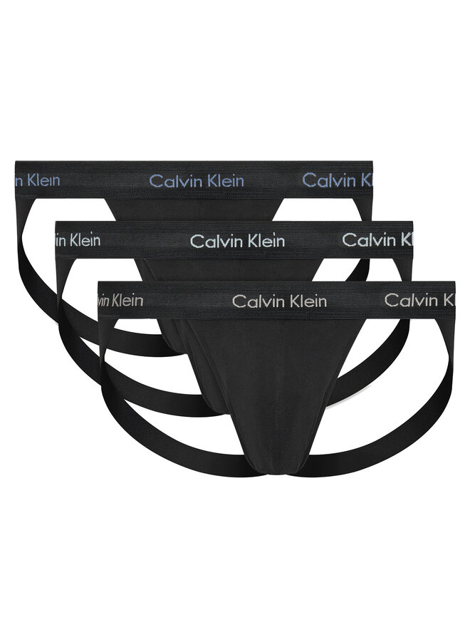 Calvin Klein Underwear Calvin Klein Underwear 3db-os Jock strap alsónadrág szett 000NB3363A Fekete