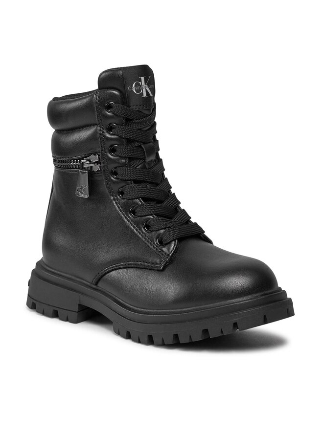 Calvin Klein Jeans Botas Calvin Klein Jeans Lace-Up Bootie V3A5-80687-1355 M Negro