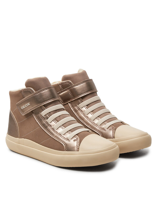 Geox Tenisice Geox J Gisli Girl J464NI 0AUAJ C5005 S Bež