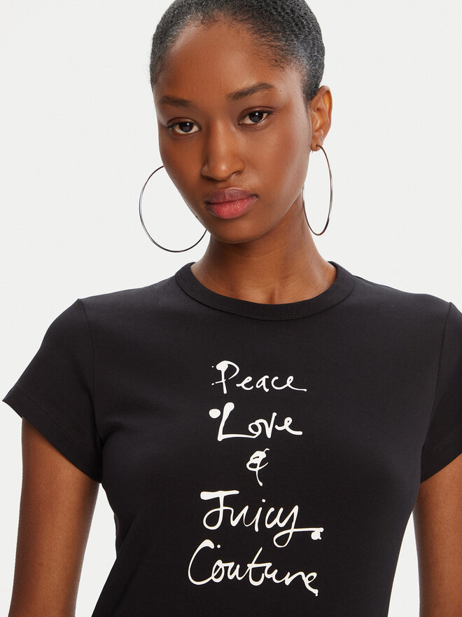 Juicy Couture Juicy Couture Camiseta JCNCT225458 Negro Regular Fit