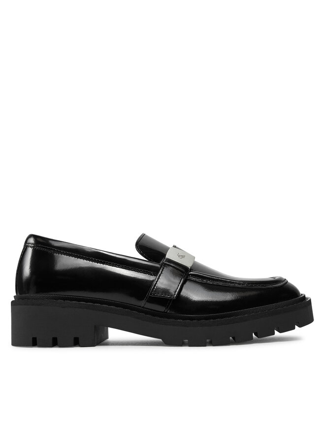Calvin Klein Jeans Loafersy Calvin Klein Jeans Flatform Shoe Driver Hdw YW0YW01657 Czarny