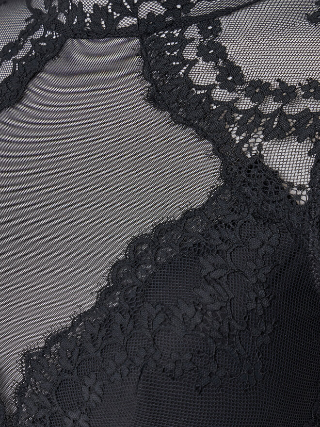 Hunkemöller Hunkemöller Бюстгальтер-топ Daisy 205499 Чорний