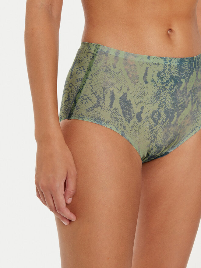 Chantelle Chantelle Klassischer Damenslip mit hoher Taille Soft Stretch C11D70 Grün