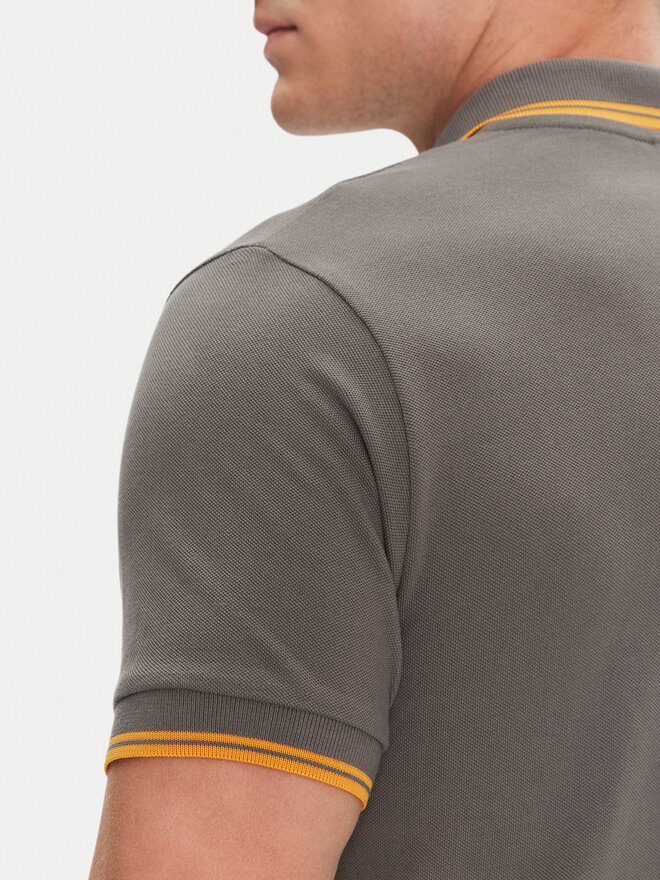 Save The Duck Save The Duck Polo DR0136M BATE20 Gris Regular Fit