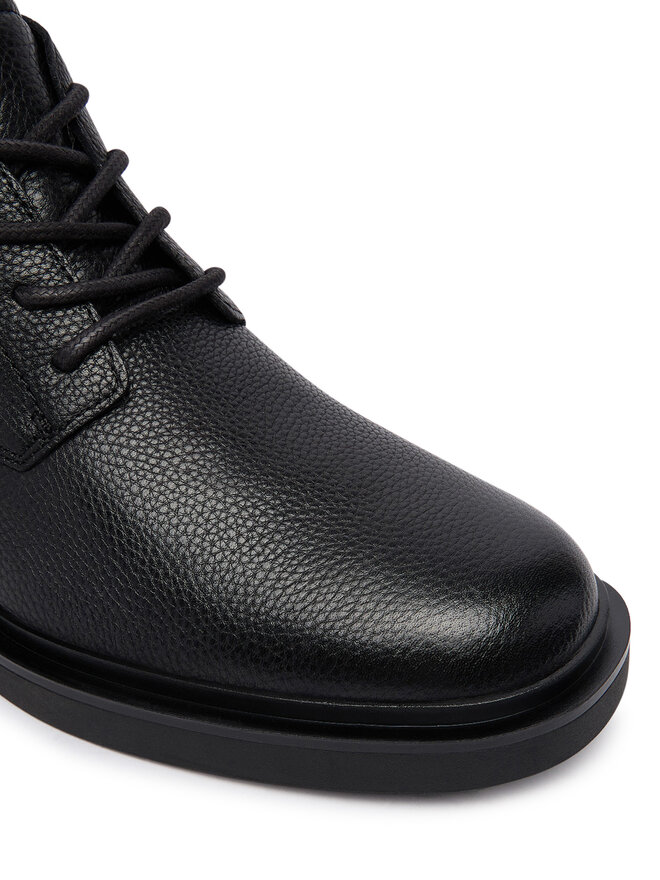 Calvin Klein Schnürschuhe Calvin Klein Sq Rubber Desert Boot Lth HM0HM02352 Schwarz