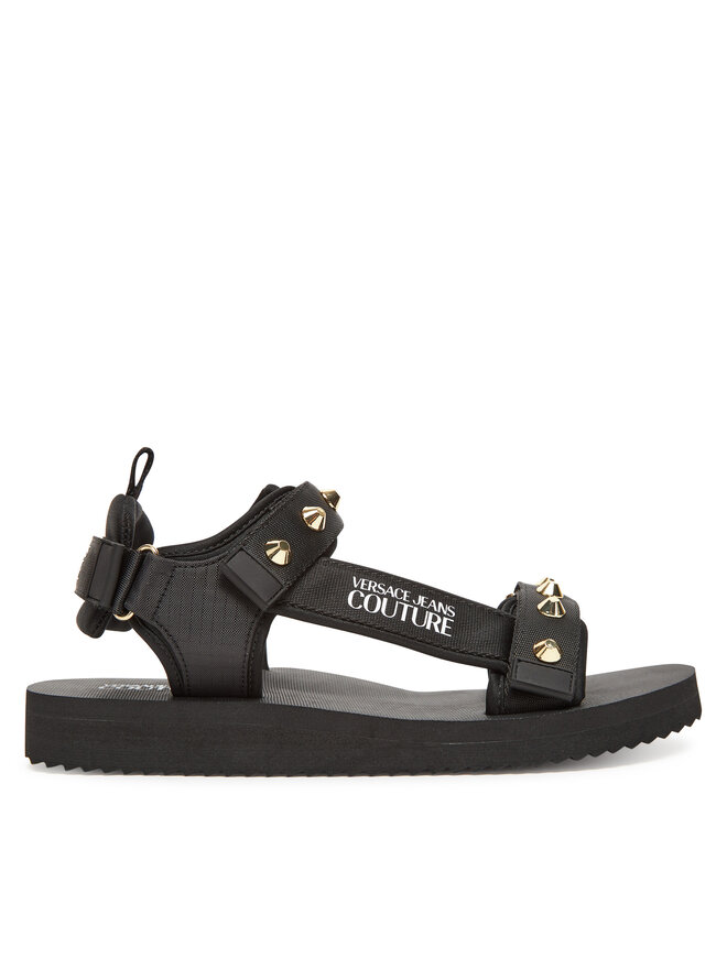 Versace Jeans Couture Сандали Versace Jeans Couture 78YA3S7C Черен