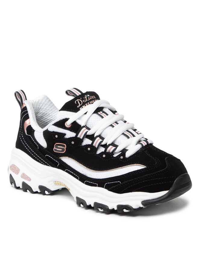 Skechers Sneakersy Skechers Devoted Fan 13154/BKRG Czarny