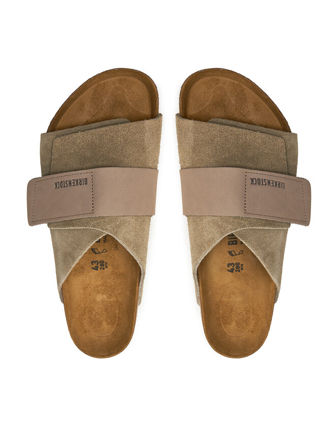 【kenmaki】 Šlepetės Birkenstock Kyoto Lenb 1015572 Smėlio | eavalyne.lt