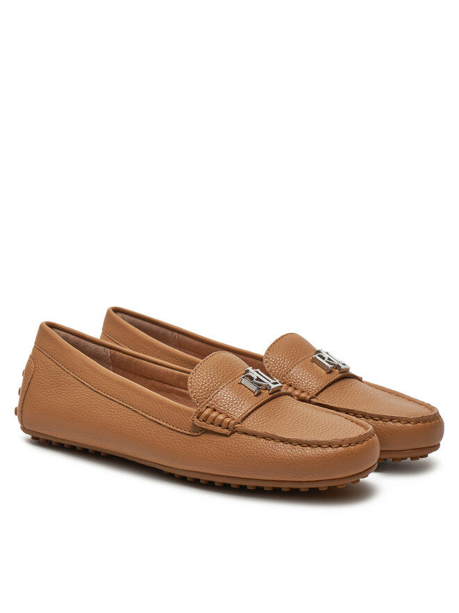 LAUREN RALPH LAUREN Mokasyny Lauren Ralph Lauren 802942768010 Brązowy