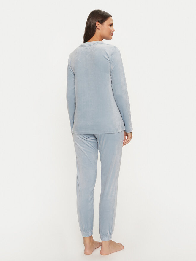 Selmark Selmark Pyjama P8373 Himmelblau Regular Fit