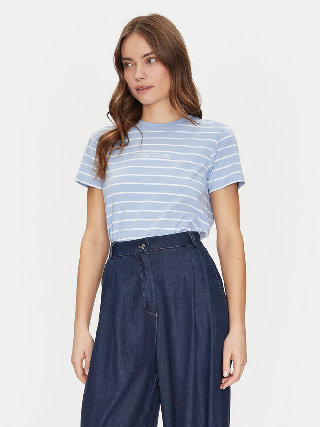 Guess Jeans Guess Jeans Camiseta W4BI53 KCIE1 De color Regular Fit