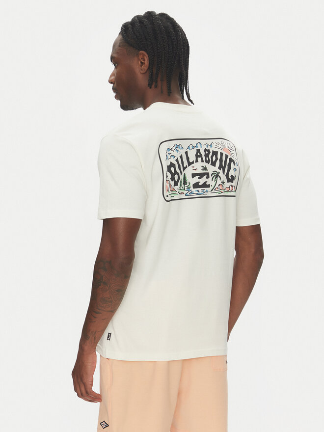 Billabong Billabong Marškinėliai Scenic Arch Adiv Ss 24A501539 Balta Regular Fit