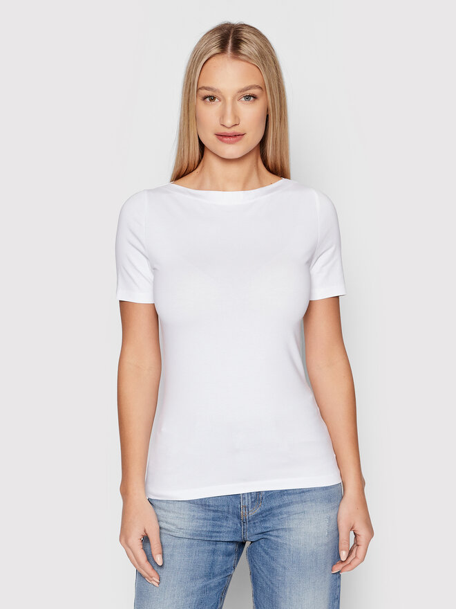 Vero Moda Vero Moda Marškinėliai Panda 10231753 Balta Regular Fit