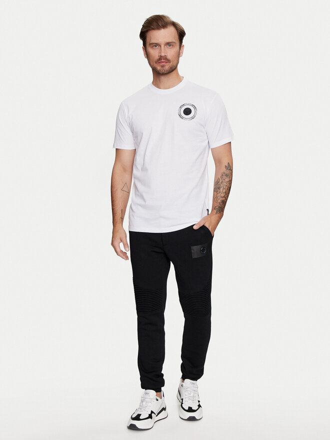 Plein Sport Plein Sport Camiseta FADC MTK7542 STE003N Blanco Slim Fit