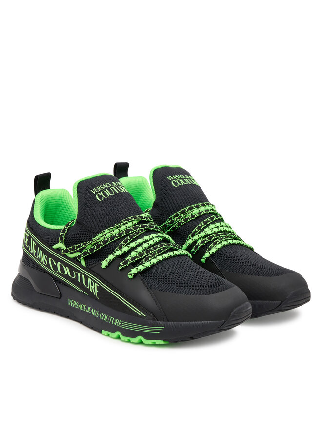 Versace Jeans Couture Sneakersy Versace Jeans Couture 79YA3SA3 Černá