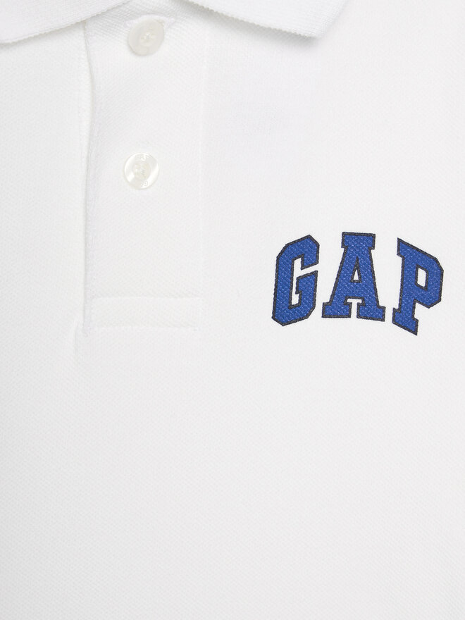 Gap Gap Poloshirt 843607-01 Weiß Regular Fit