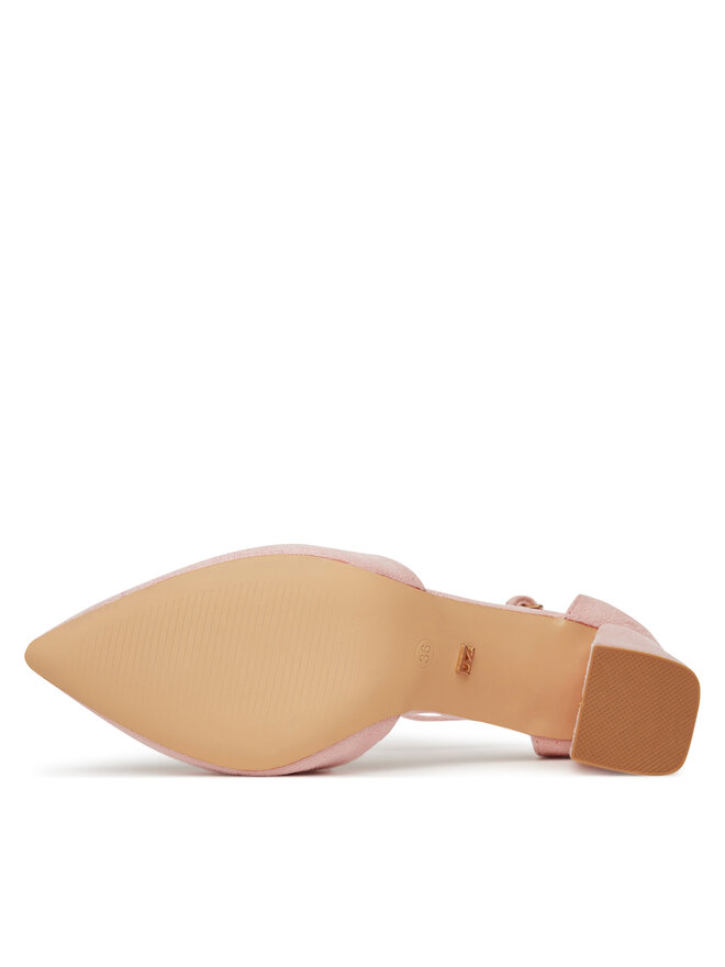 DeeZee Czółenka DeeZee DF-82616-85-35621 Różowy