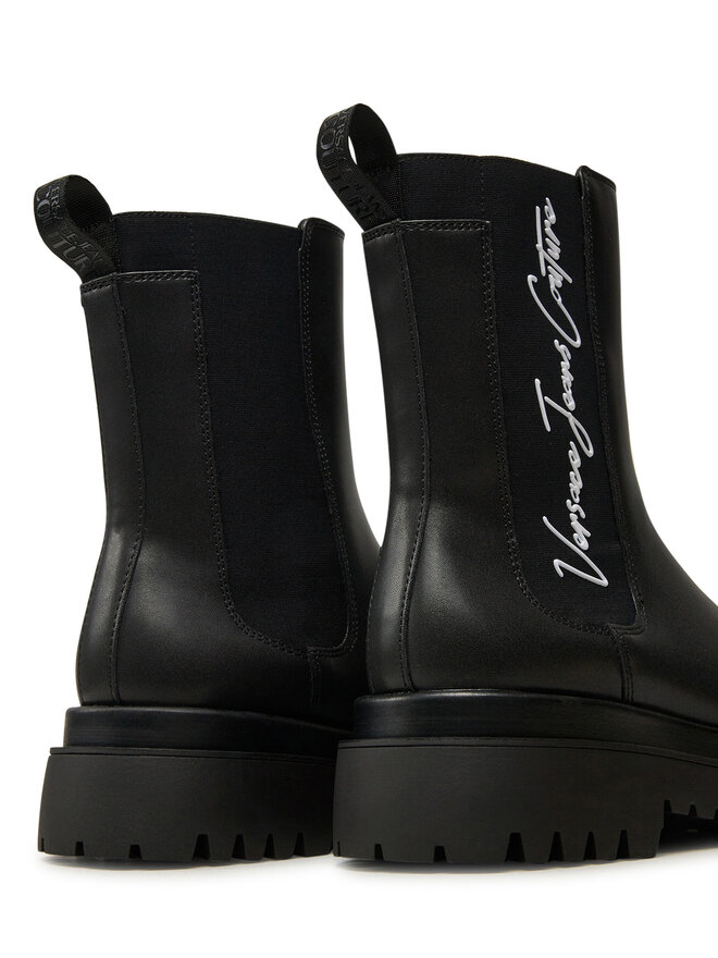 Versace Jeans Couture Боти тип челси Versace Jeans Couture Drew 77VA3S60 Черен